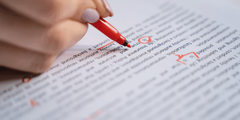 Editing and proofreading services from TeCHS